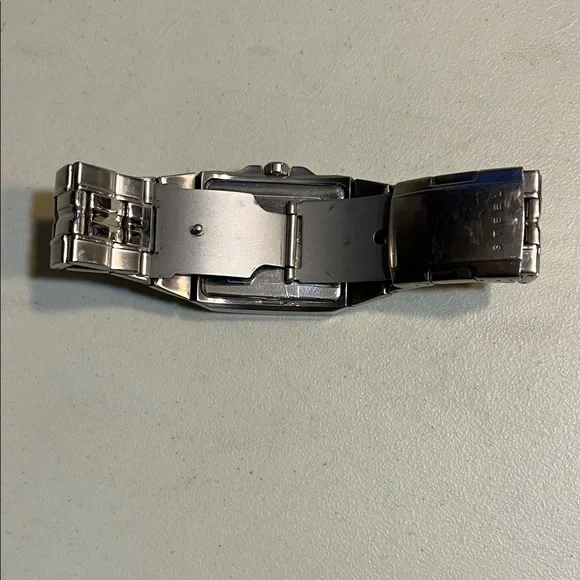 Guess Silver Rectangular Stainless Steel Watch - Picture 3 of 6